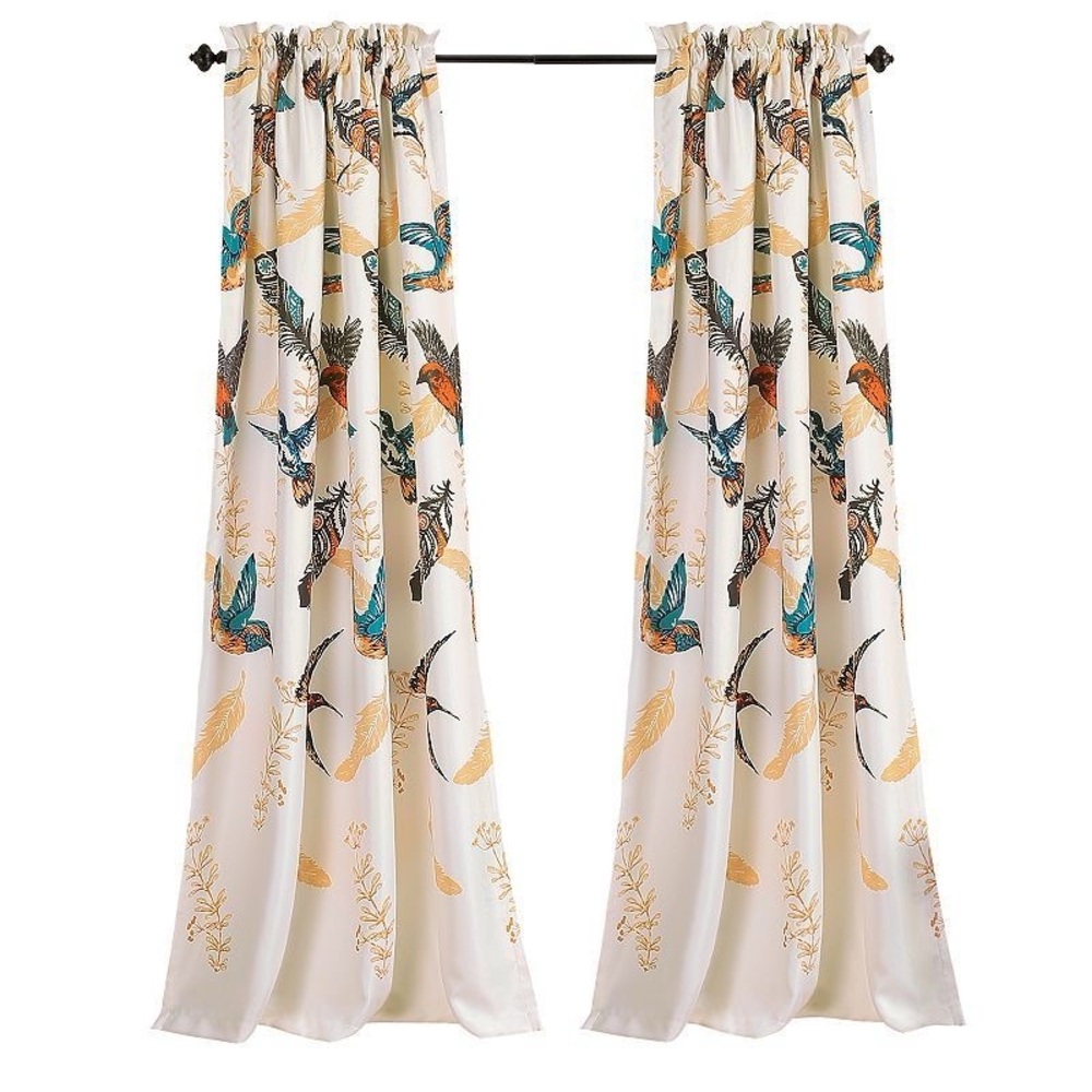 Bird Breeze Multi-Color Curtains NEW!!